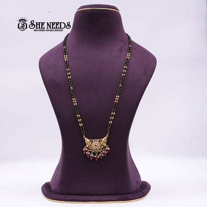 Mangalsutra BLACK BEADS long