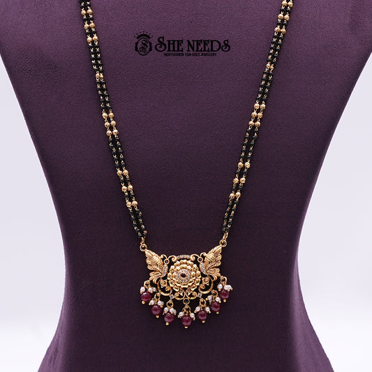 Mangalsutra BLACK BEADS long