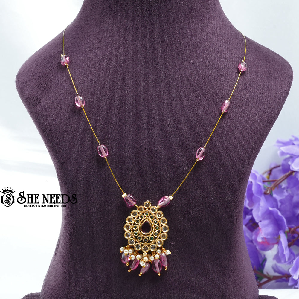 Glow Lotus Pendant
