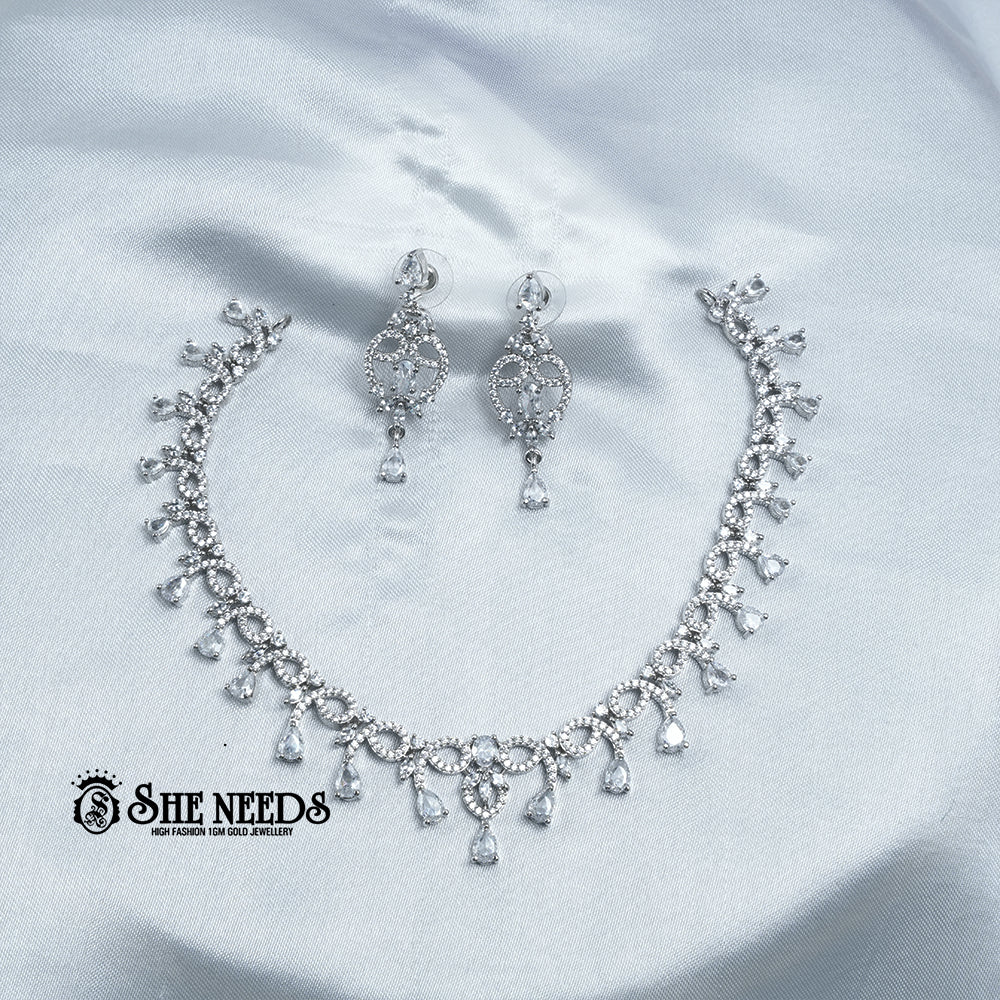 Dewdrop AD Necklace Set