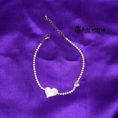 Heartshine Clasp Bracelet