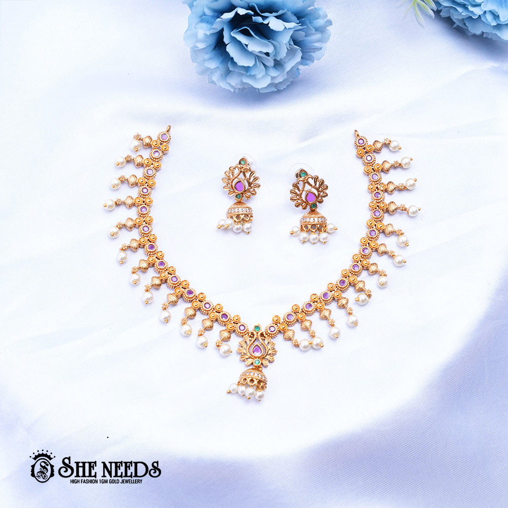 Peacock Necklace Set