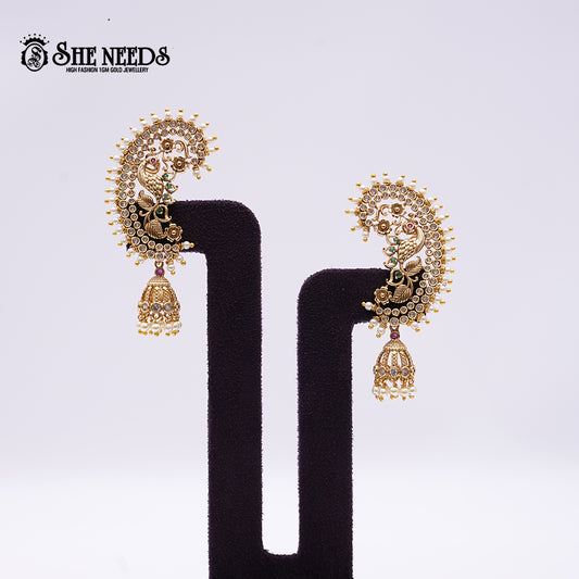 Earcuff Jhumkas