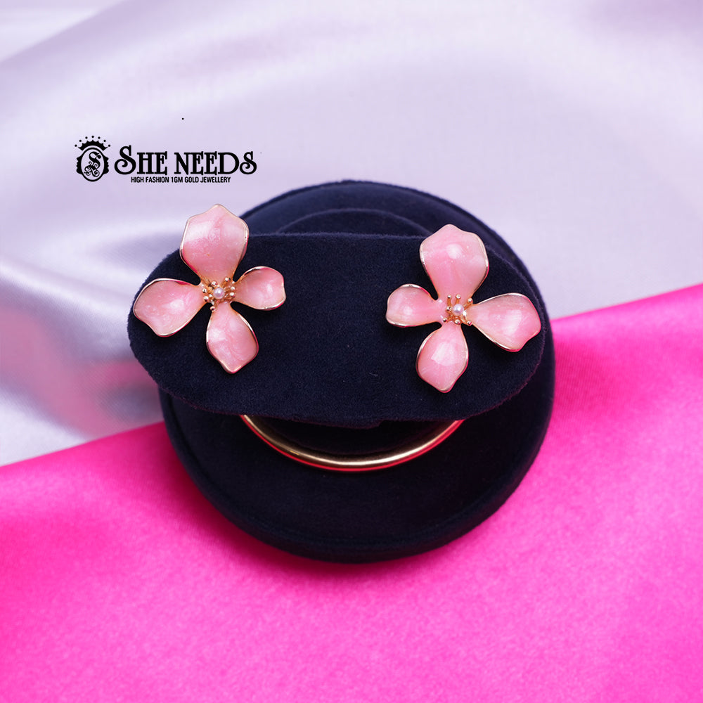 BLUSH BLOSSOM STUDS