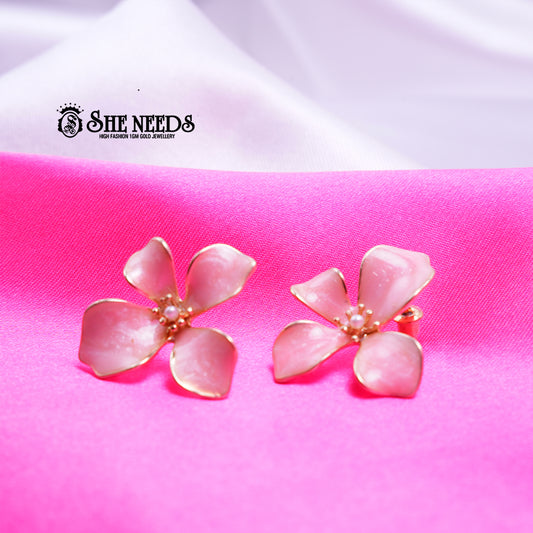 Blush Blossom Studs