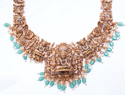 ANTIQUE LAKSHMI NAKSHI LONG NECKLACE