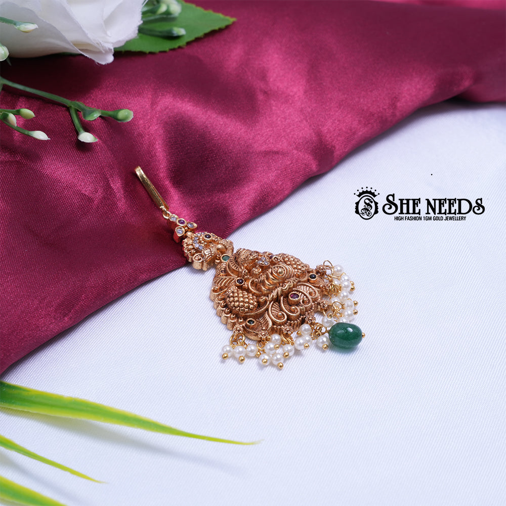 Classic Lakshmi Pearl Temple Tikka