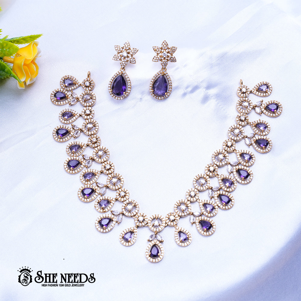 Floral Necklace Set