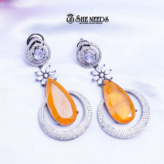 CRESENT DROP EARINGS