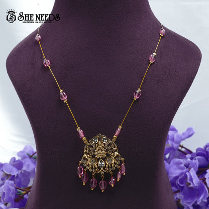 Bloom Beaded AD Pendant