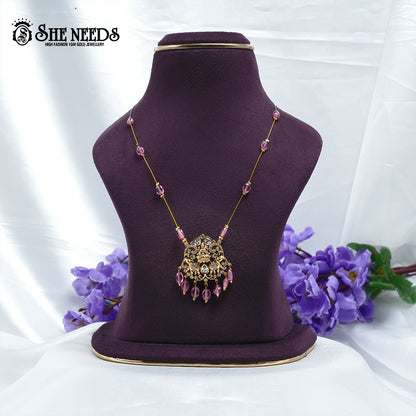 Bloom Beaded AD Pendant