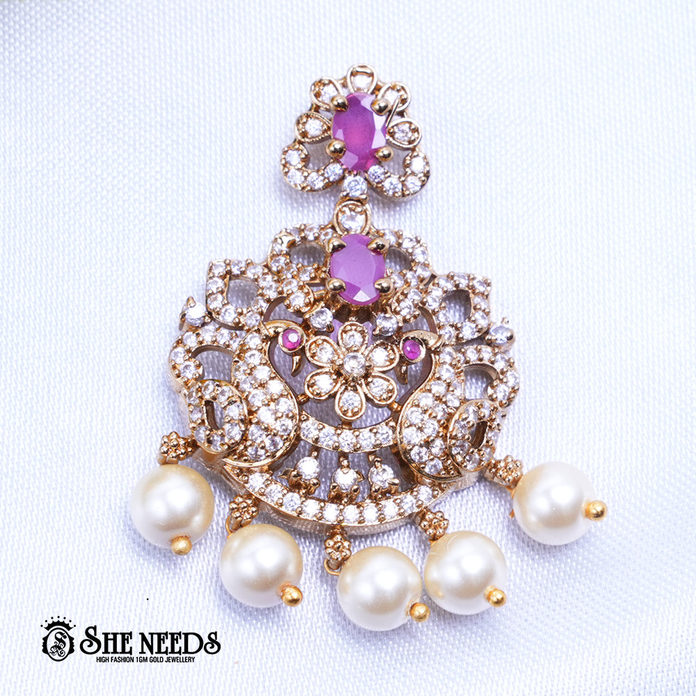 Ruby Blossom AD Pendant