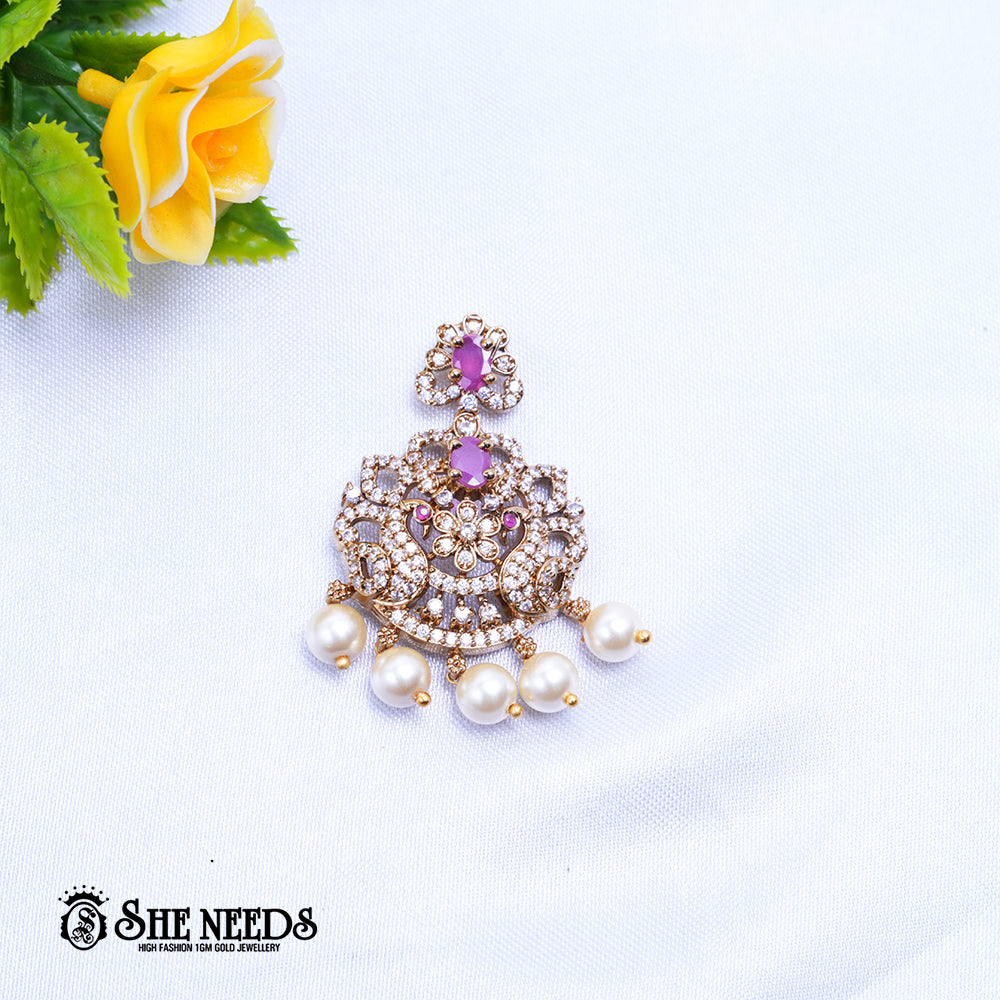 Ruby Blossom AD Pendant