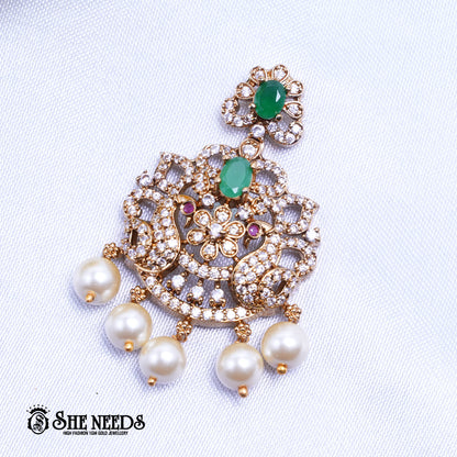 Ruby Blossom AD Pendant